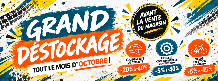 Grand déstockage en octobre - vélo toulouse
